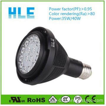 high power 35w par 30 led DIMMABLE UL fan hot hot price